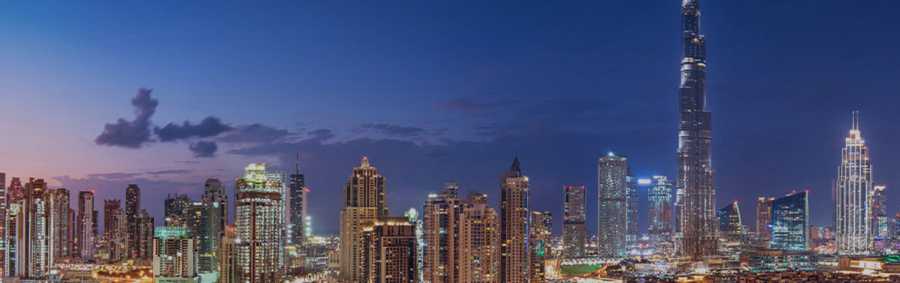 Mortgage calculator interface for Dubai real estate